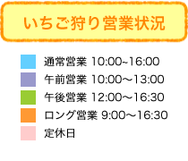 苺のおうち：予約状況